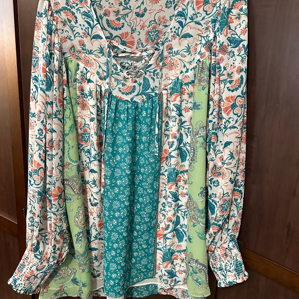 Beautiful Floral Multi Print Blouse